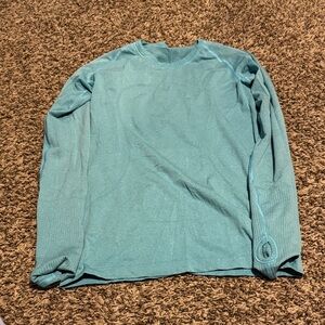 lululemon athletica Teal Long Sleeve Top